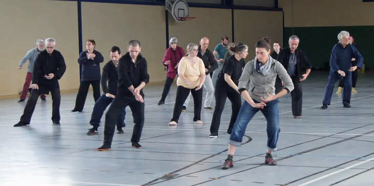 mouvement de la forme au stage